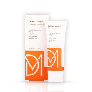 کرم ضد آفتاب بدون رنگ SPF50 درمومدیک (DERMO MEDIC)