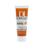 کرم ضد آفتاب رنگی پوست چرب بژ طبیعی ۲ درمالیفت (Dermalift)