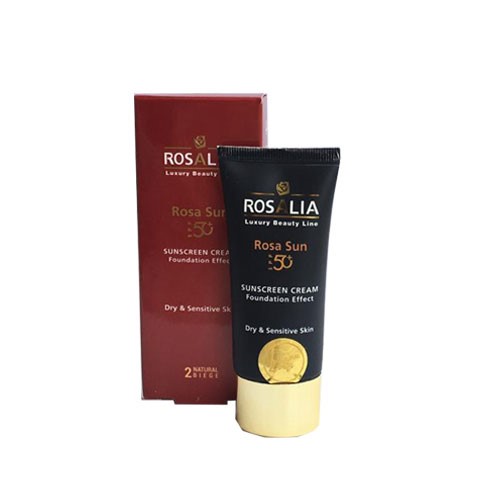 ضدآفتاب رنگی بژ طبیعی ۲ پوست خشک و حساس رزالیا (Rosalia)