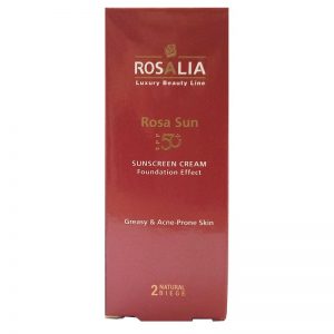 ضد آفتاب رنگی پوست چرب و جوش دار بژ طبیعی 2 رزالیا (Rosalia)