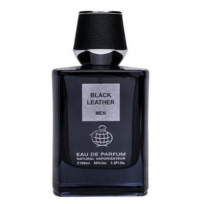 ادکلن مردانه فراگرنس ورد بلک لدر Fragrance World Black Leather Men EDP 100 ml