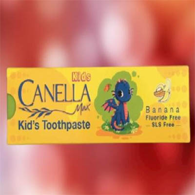 خمیر دندان کودک موز کنلامکس Canella Max Banana Kid's Toothpaste 60
