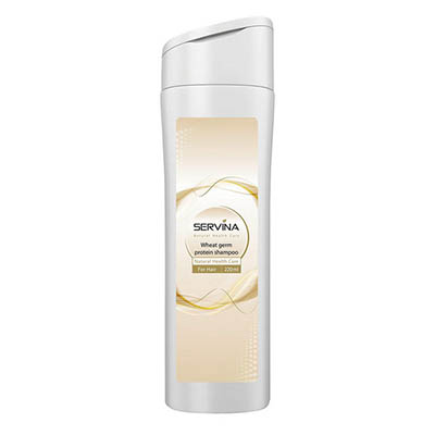 شامپو جوانه گندم سروینا Servina Protein Wheat Germ Shampoo For All Hair Types 220 ml