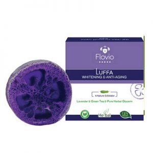 صابون لوفا فلویو حاوی لاوندر اسطوخودوسFlovio Luffa Lavender Soap 100 gr