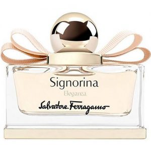 عطر و ادکلن ( ادو پرفیوم ) زنانه سالواتوره فراگامو مدل سیگنورینا الگانزا Salvatore Ferragamo Signorina Eleganza Eau De Parfum for Women 100 mL