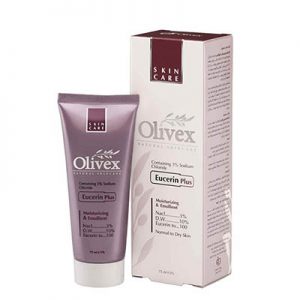 کرم اوسرین پلاس الیوکس 75 میلی لیتر Olivex Skin Care Eucerin Plus 3% 75 ml