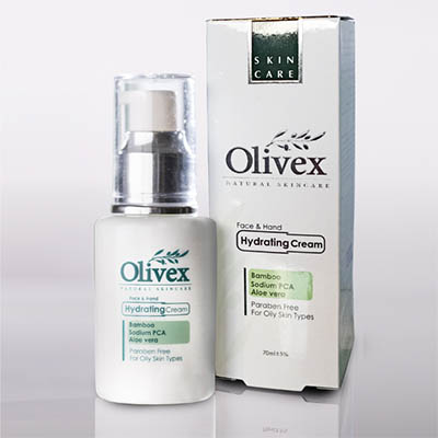 کرم مرطوب کننده و آبرسان الیوکس پوست های چرب بامبو Olivex Moisturizer Hydrating Bamboo for Oily Skin 70 ml