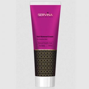 کرم مو بر بدن سروینا مخصوص پوست حساس Servina Hair Remover Cream For Sensitive Skins 100 ml