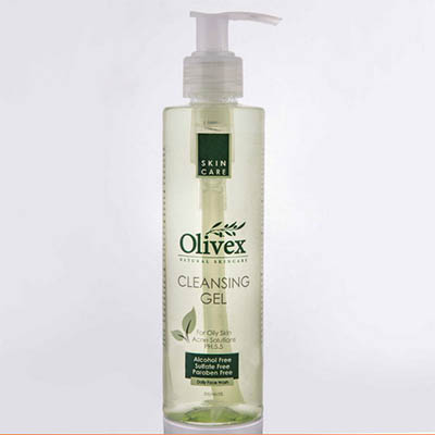 کرم پاک کننده و شستشو دهنده صورت الیوکس پوست چرب Olivex Cleaning Gel For Oily Skin 200 ml
