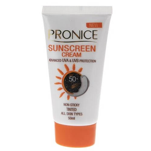 کرم ضدآفتاب 50 اس پی اف خاویار بژ روشن پرونایس Pronice 50SPF Sunscreen Tinted Cream 50ml