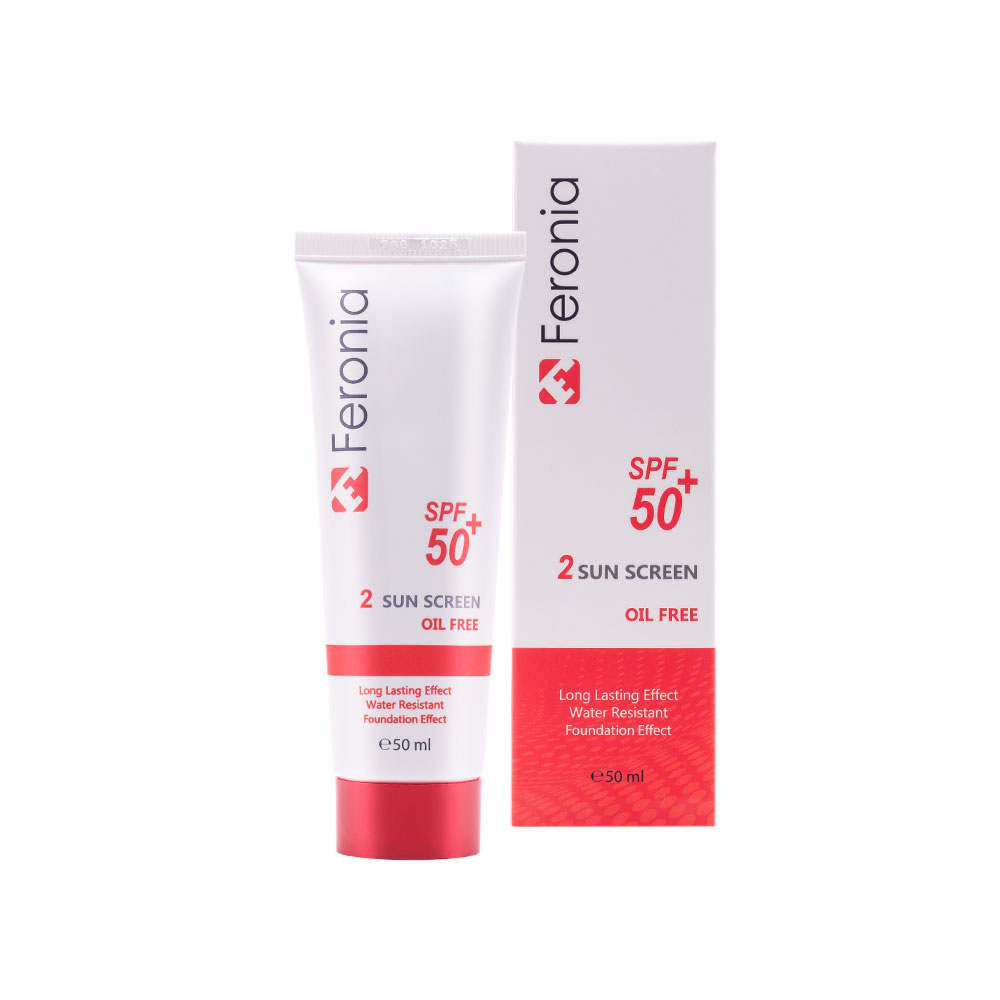 کرم ضد آفتاب فاقد چربی SPF50 رنگ متوسط 2 فرونیا