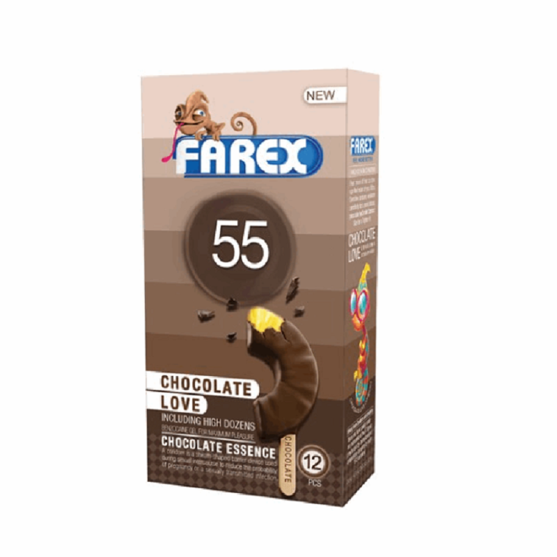کاندوم فارکس مدل Chocolate Love 55