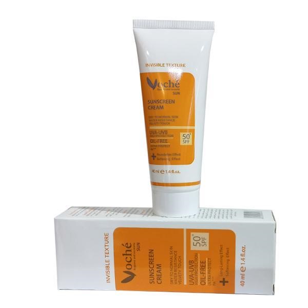 کرم ضد آفتاب بی رنگ SPF 50 وچه مناسب پوست نرمال تا خشک (2)