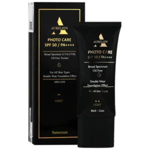 کرم ضد آفتاب اورلین رنگ روشن SPF50 حجم 40mL کرم ضد آفتاب اورلین رنگ روشن