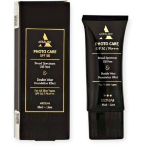 کرم ضد آفتاب اورلین رنگ طبیعی spf50 حجم 40mL کرم ضد آفتاب اورلین رنگ طبیعی