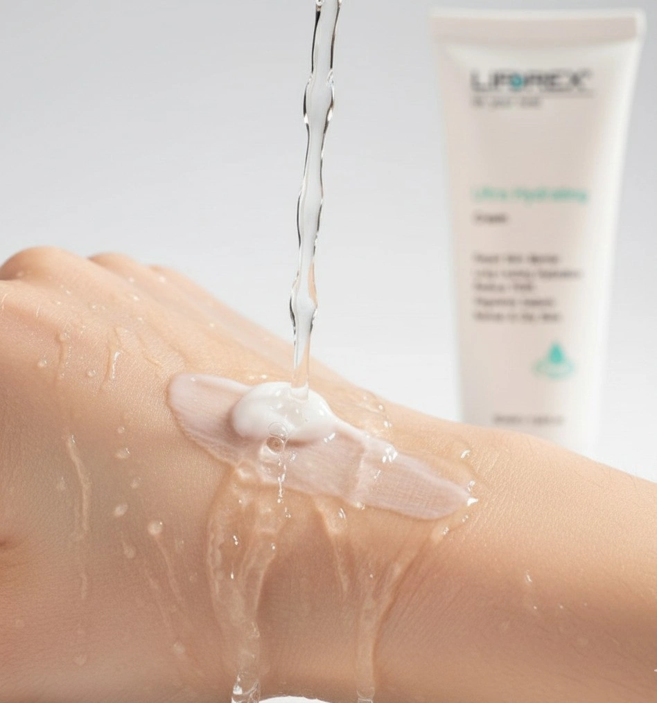 کرم آبرسان لیپورکس مناسب پوست نرمال و چرب حجم 50mL کرم آبرسان لیپورکس پوست چرب