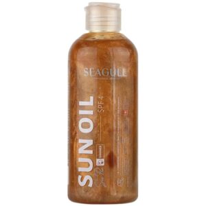 روغن برنزه کننده و ویتامینه سی گل مدل اکلیلی SPF4