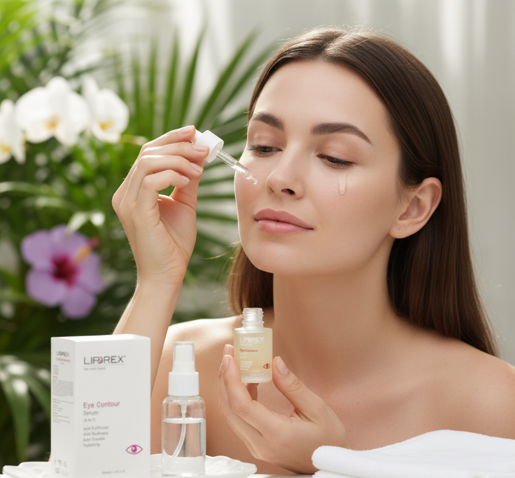 سرم دور چشم لیپورکس مدل 4 در 1 حجم 30mL سرم دور چشم لیپورکس