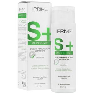 شامپو متعادل کننده چربی پرایم مدل S+ حجم 250mL