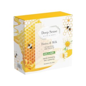 صابون کرمی دیپ سنس مدل شیر و عسل