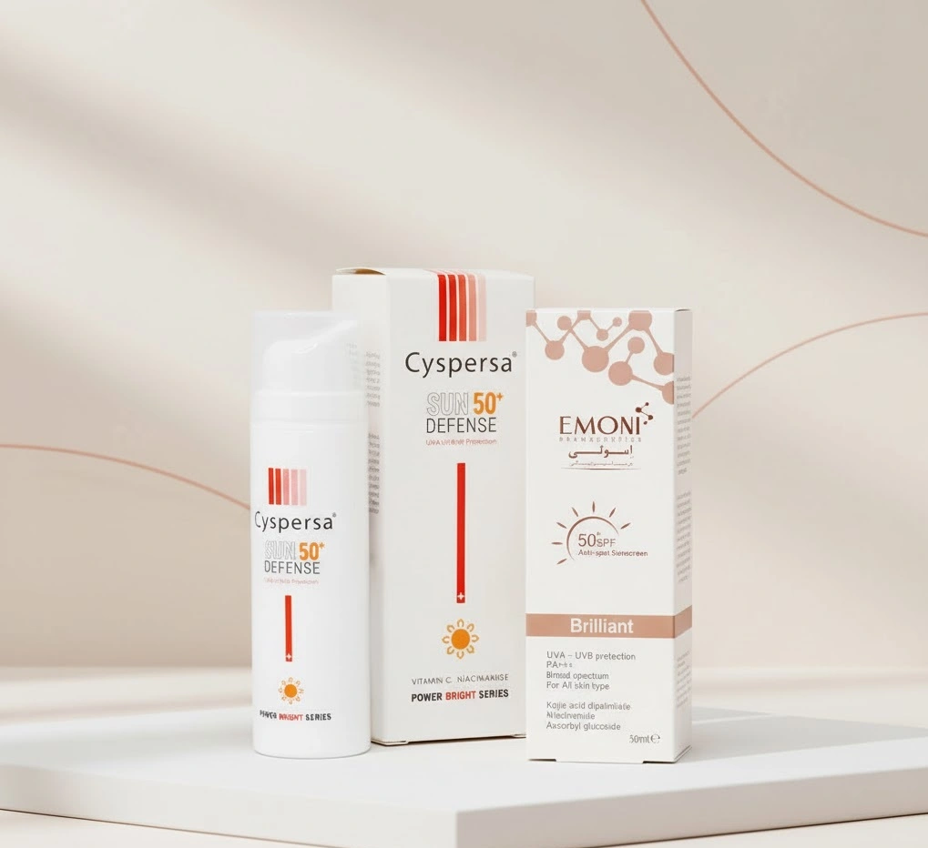 مقایسه ضد آفتاب ضد لک امونی و سیسپرسا