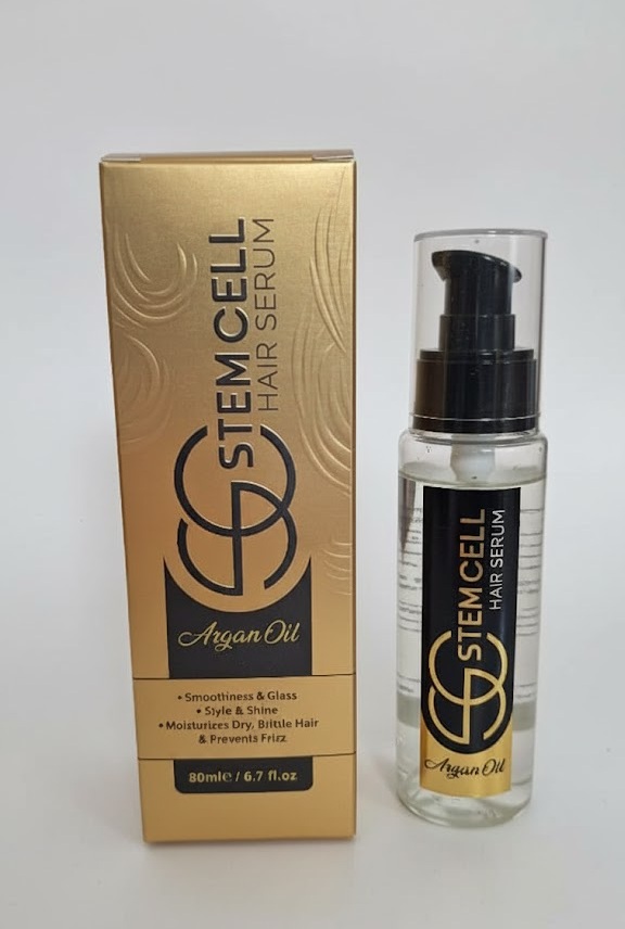 سرم مو آرگان استم سل حجم 80mL سرم مو آرگان استم سل