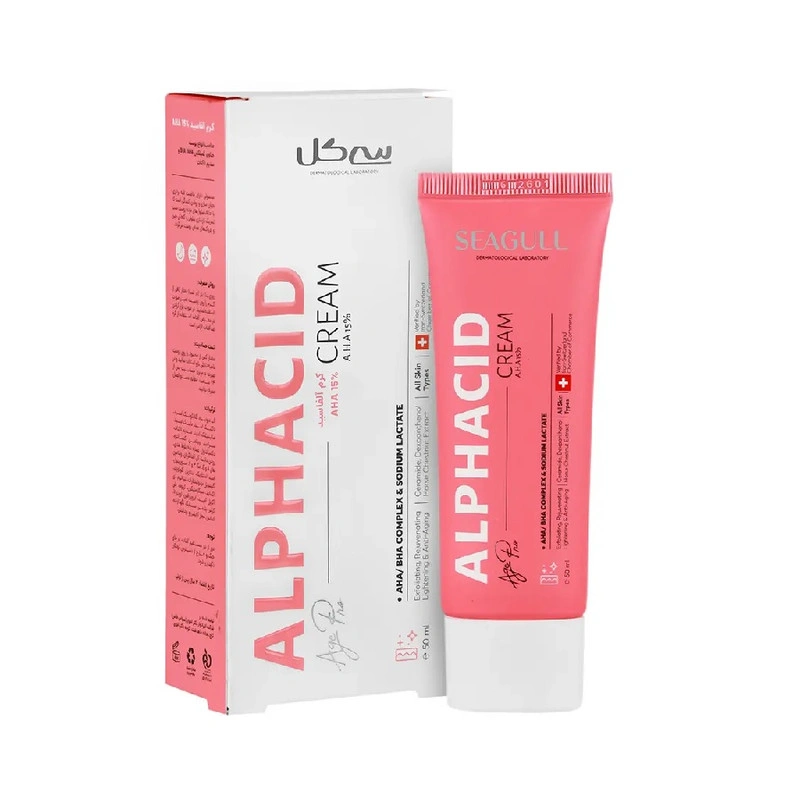 کرم آلفاسید AHA 15% سی گل حجم 50mL کرم آلفاسید AHA 15% سی گل