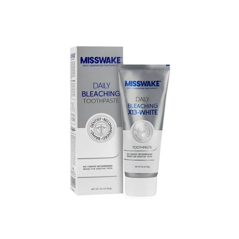خمیر دندان بلیچینگ دانه آبی میسویک با اسانس سنسیتیو حجم 75mL خمیر دندان بلیچینگ دانه آبی میسویک