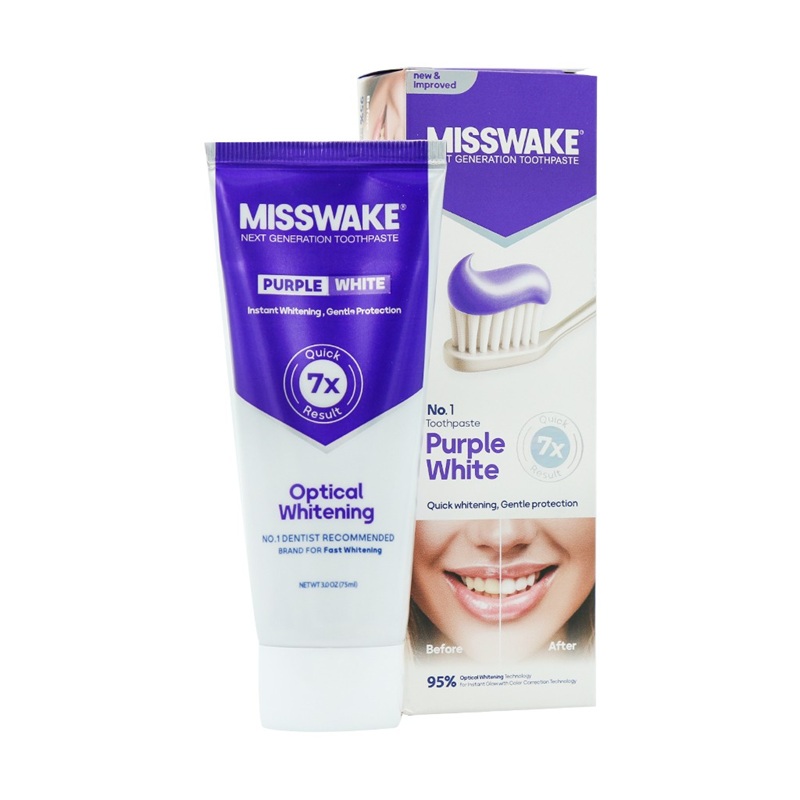خمیر دندان میسویک مدل ضد زردی حجم 75mL خمیر دندان میسیویک مدل ضد زردی