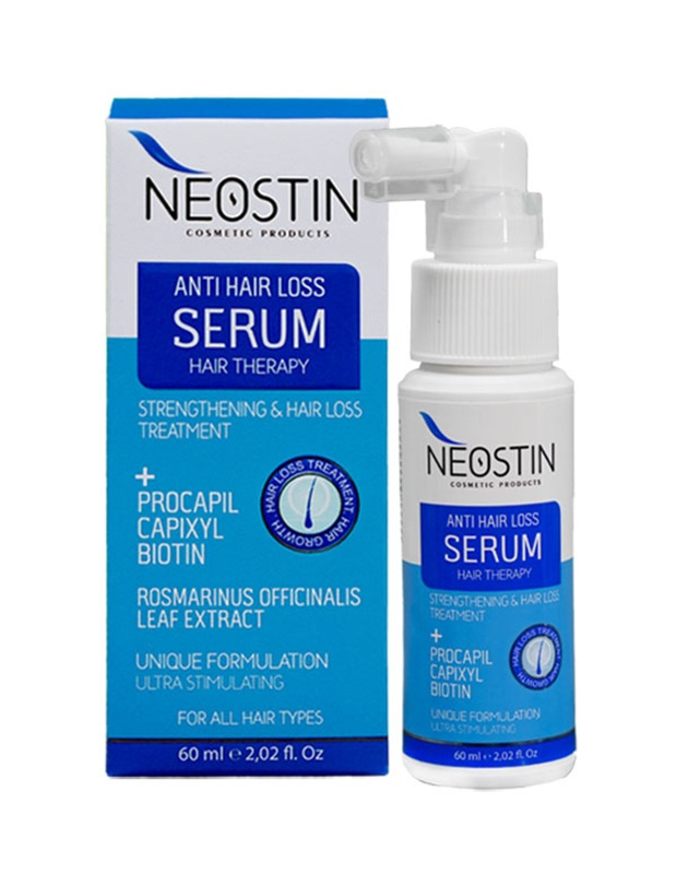 سرم تقویت کننده و ضد ریزش مو نئوستین حجم 60mL سرم تقویت کننده و ضد ریزش مو نئوستین
