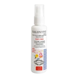 اسپری دافع حشرات سالوویتو مناسب کودک بالا یکسال حجم 50mL اسپری دافع حشرات سالوویتو مناسب کودک بالا یکسال