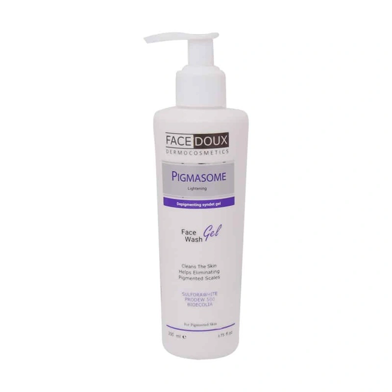 ژل شوینده فیس دوکس مدل پیگمازوم حجم 200mL ژل شوینده فیس دوکس مدل پیگمازوم