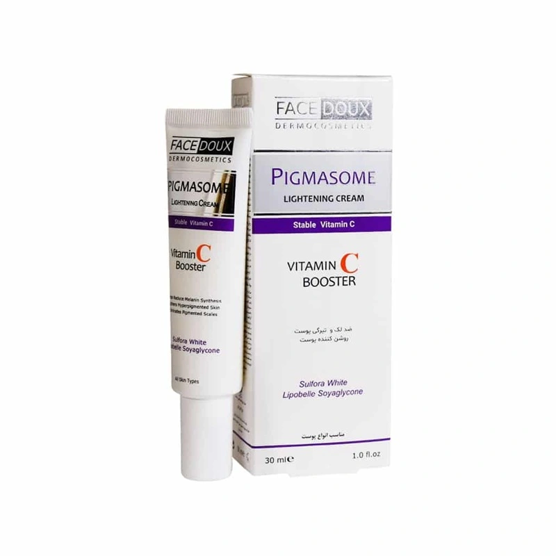 کرم روشن کننده صورت فیس دوکس حاوی ویتامین C حجم 30mL کرم روشن کننده صورت فیس دوکس حاوی ویتامین C