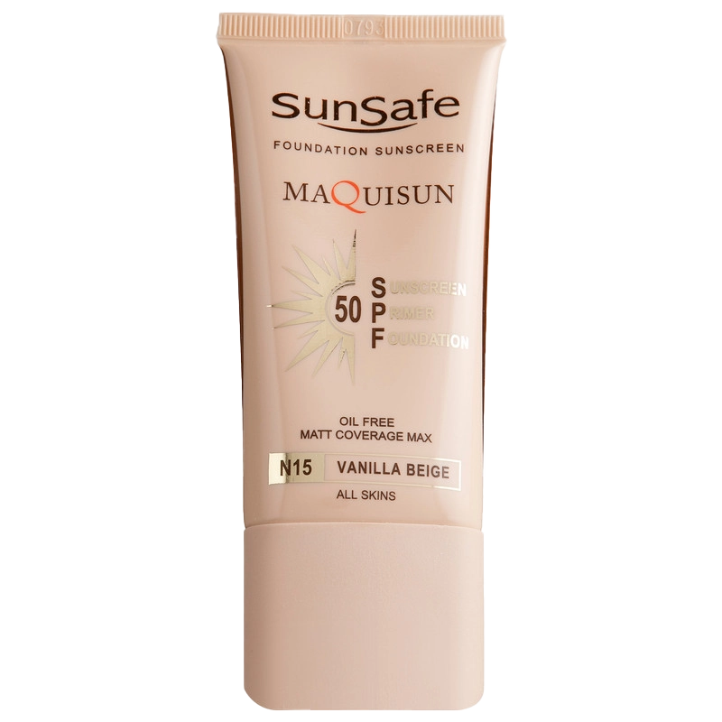 کرم ضد آفتاب کرم پودری سان سیف حجم 40mL کرم ضد آفتاب کرم پودری سان سیف