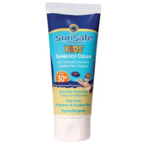 کرم ضد آفتاب کودکان سان سیف SPF30 حجم 50mL کرم ضد آفتاب کودکان سان سیف