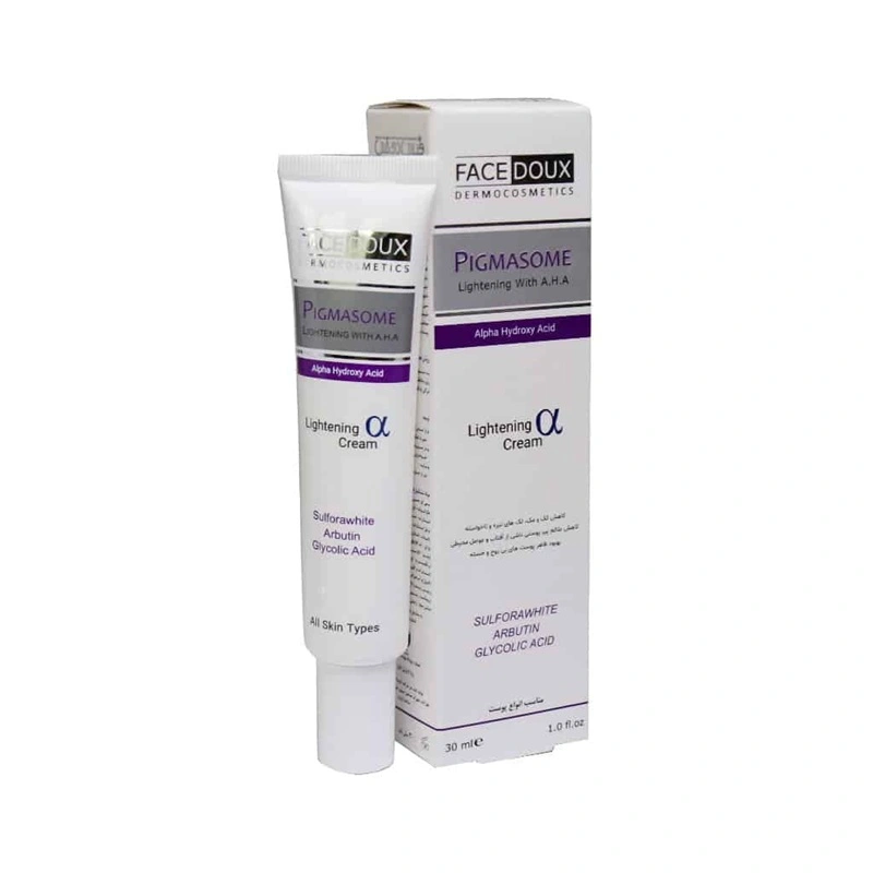 کرم ضد لک فیس دوکس حاوی AHA حجم 30mL کرم ضد لک فیس دوکس حاوی AHA