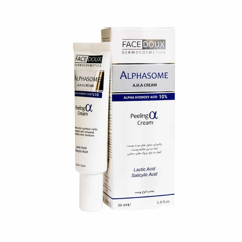 کرم لایه بردار 10 % فیس دوکس حجم 30mL کرم لایه بردار 10 % فیس دوکس